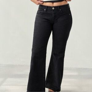 BDG Black High-Rise Flare Jeans